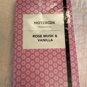 Brand new Notebook Rose Musk and Vanilla eau de toilette